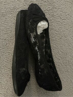 BONGO Black Women's Prima Ballet Flats